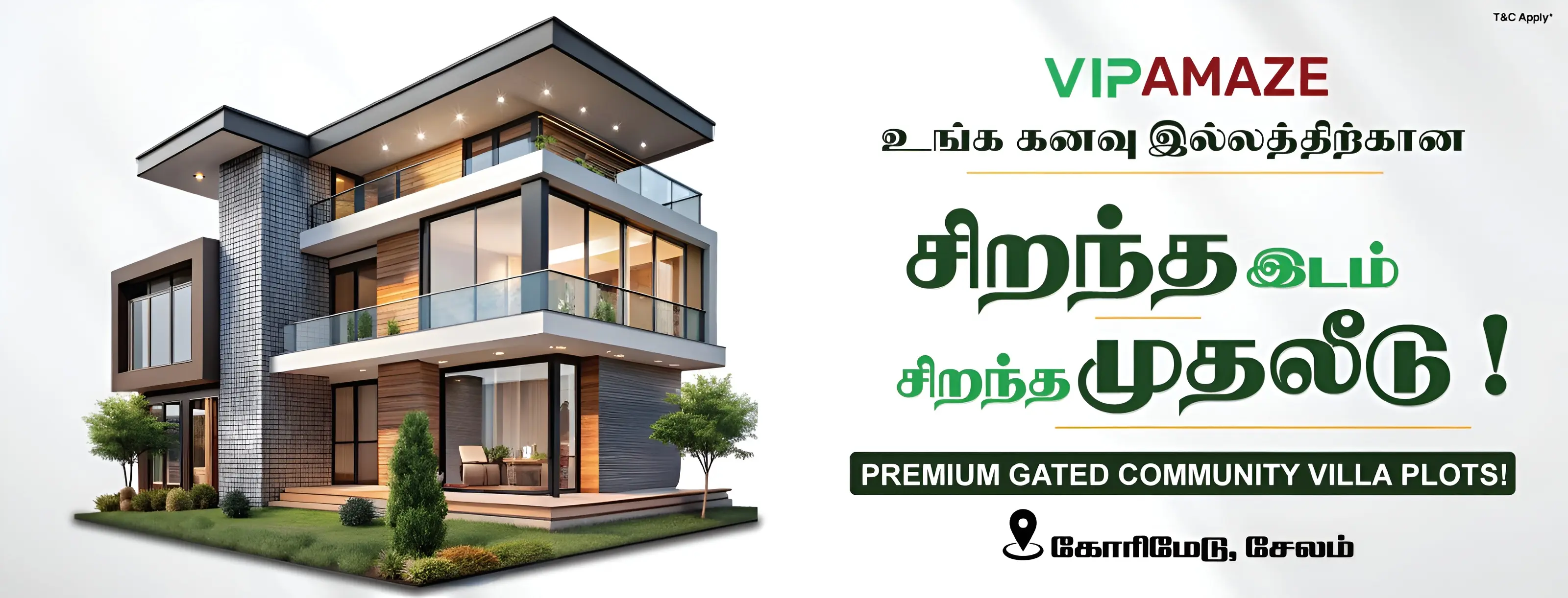 DTCP Approved Plots sale Salem - VIP Amaze